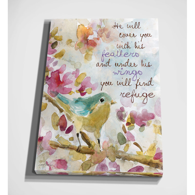«Wings and Refuge» par Carol Robinson, impression sur toile tendue, H 24 po x l 32 po x P 1,5 po