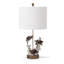 Tortues - plateau de table 27 po - ensemble de 2 - naturel, finition brune