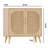 Buffet Cabinet With Storage,  Accent Bathroom Floor Cabinet,With Two Doors And 4 Compartments Forstorage,Cabinet With Solid Wood Feet,Sideboard Cabinet For Hallway, Entry, Living Room