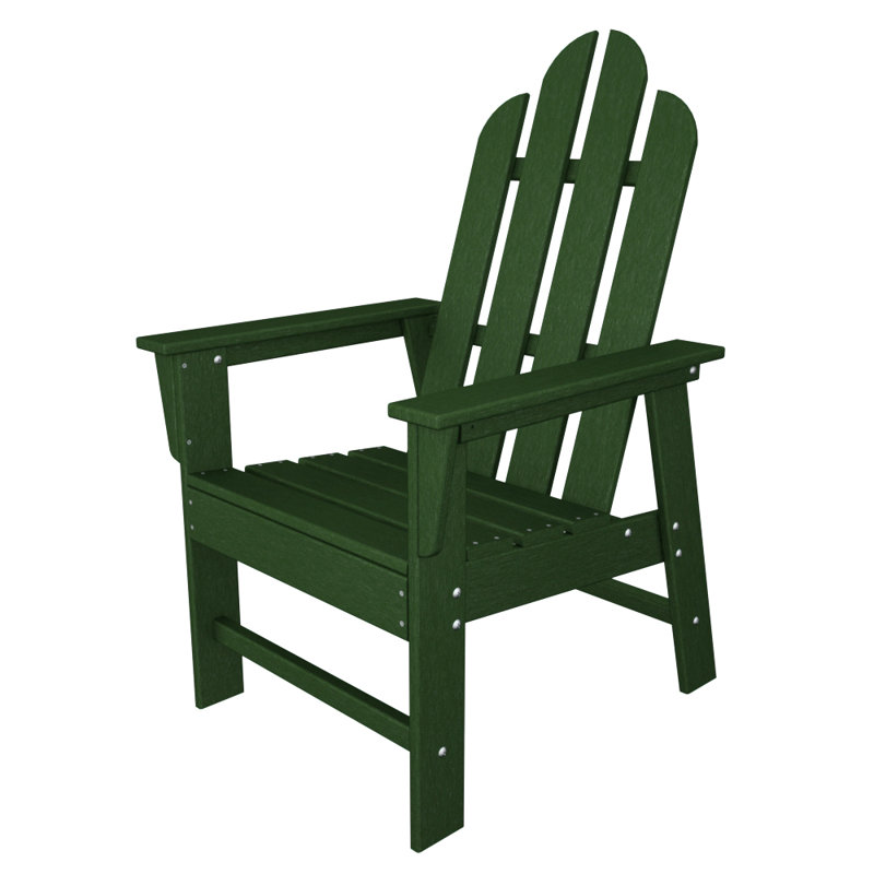 POLYWOOD Long Island Dining Chair, Green