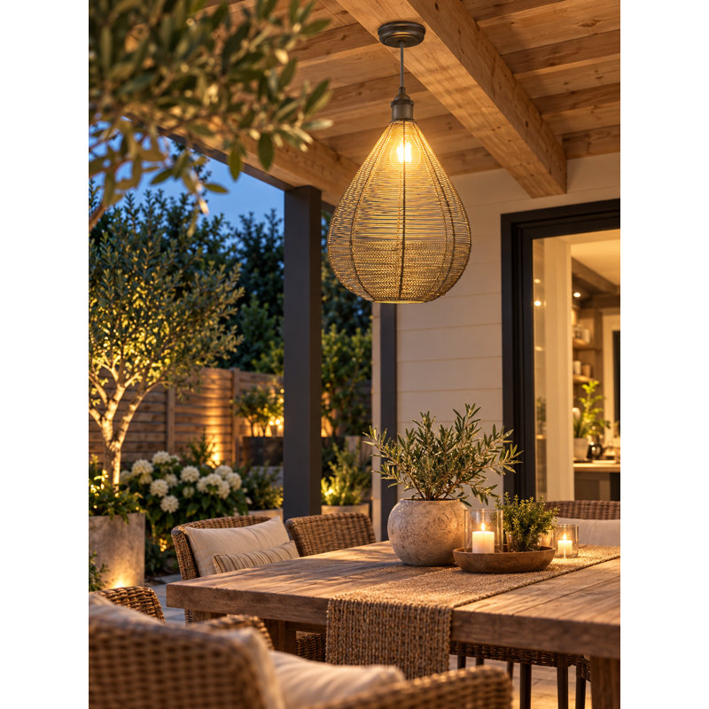 30 cm H Oval Pendant Shade ( Screw On )