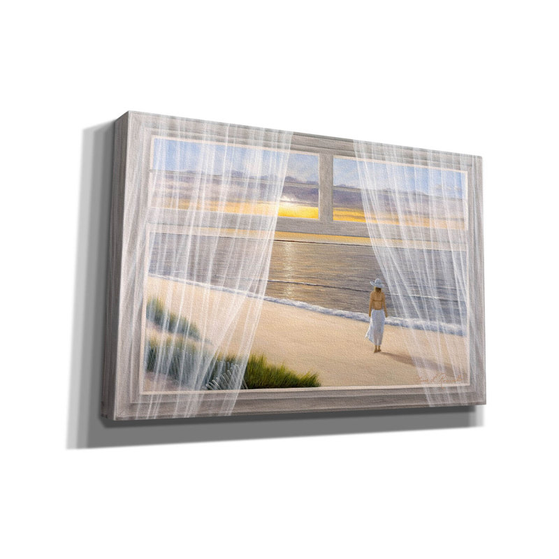 «Morning Walk» par Diane Romanello, H 12 po x l 18 po x P 0,75 po