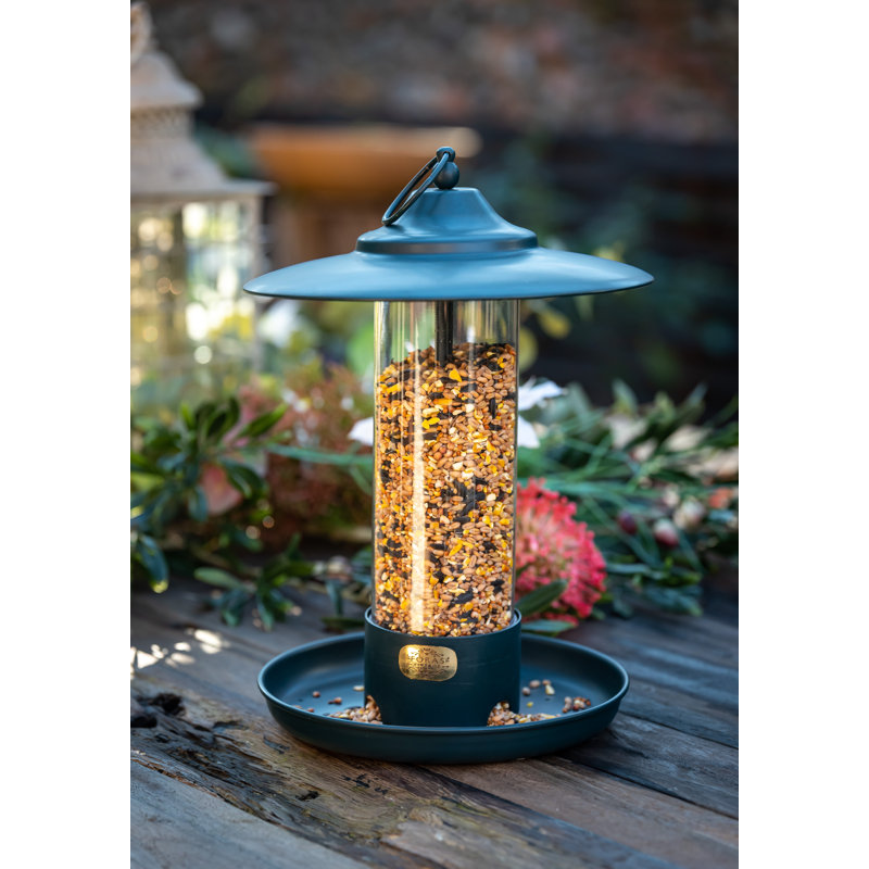 Odle Metal Freestanding Tube Bird Feeder