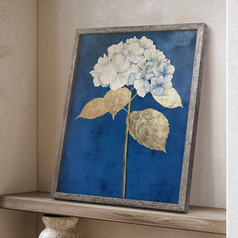 «FLORAL Series Lxxxvi», reproduction encadrée - bois massif, H 15 po x l 12 po