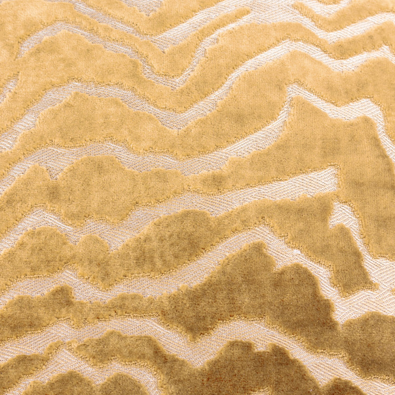 Tierra Abstract Square Cushion, Feather, Tan Abstract