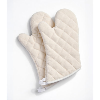 Gants de four matelassés résistants à la chaleur avec revêtement ignifuge