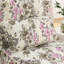 Fauteuil d'appoint rembourré avec accoudoirs et motif floral-652246632