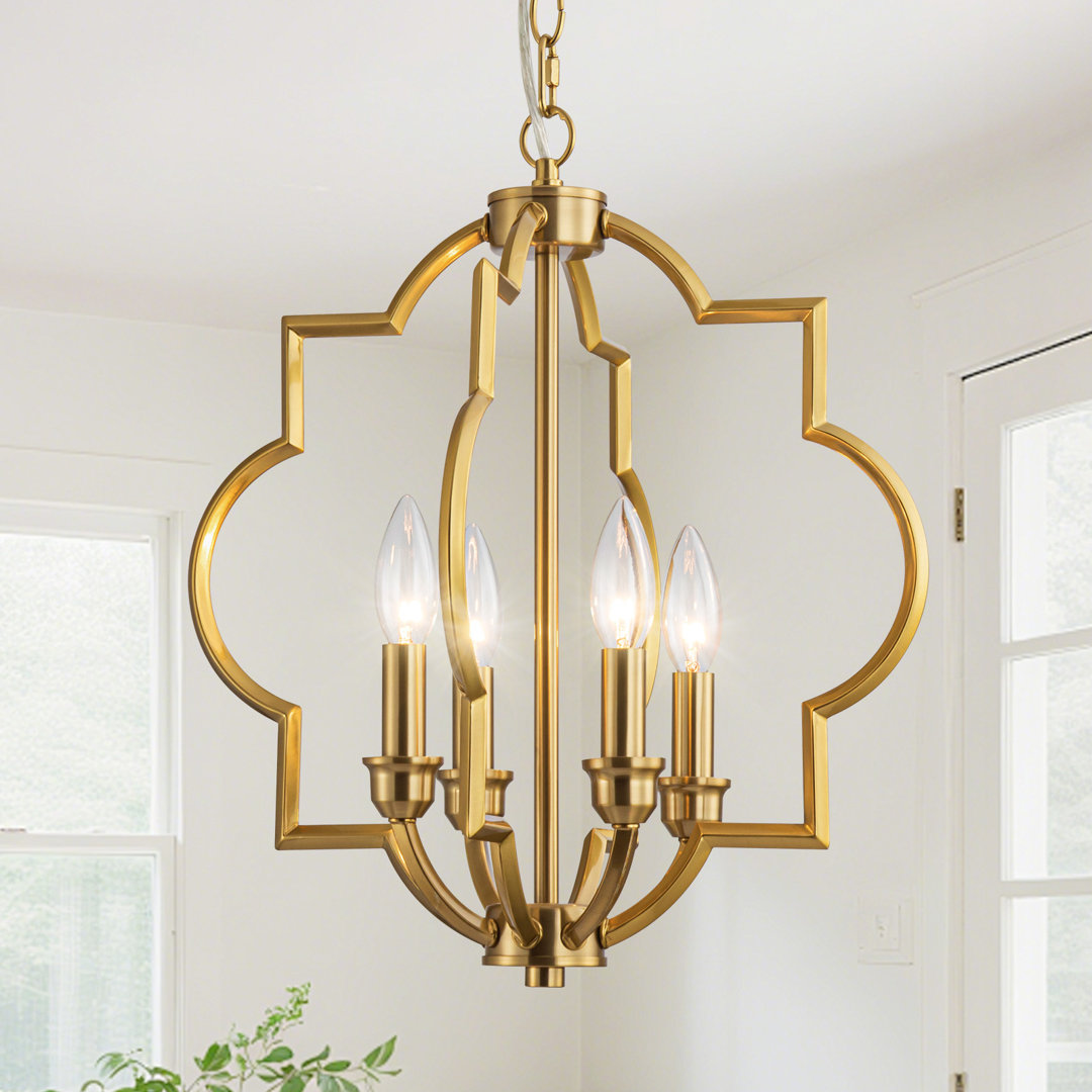 Julyus 4 - Light Gold Chandelier Pendant House of Hampton®