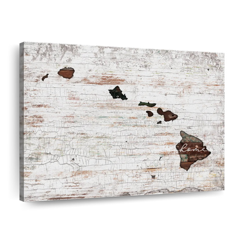 Hawaii Home Map, H 8 po x l 10 po x P 1 po