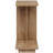 C-shaped Side Table Set  Of 2, 2-tier Narrow End Table Wood Bedside Table Nightstand
