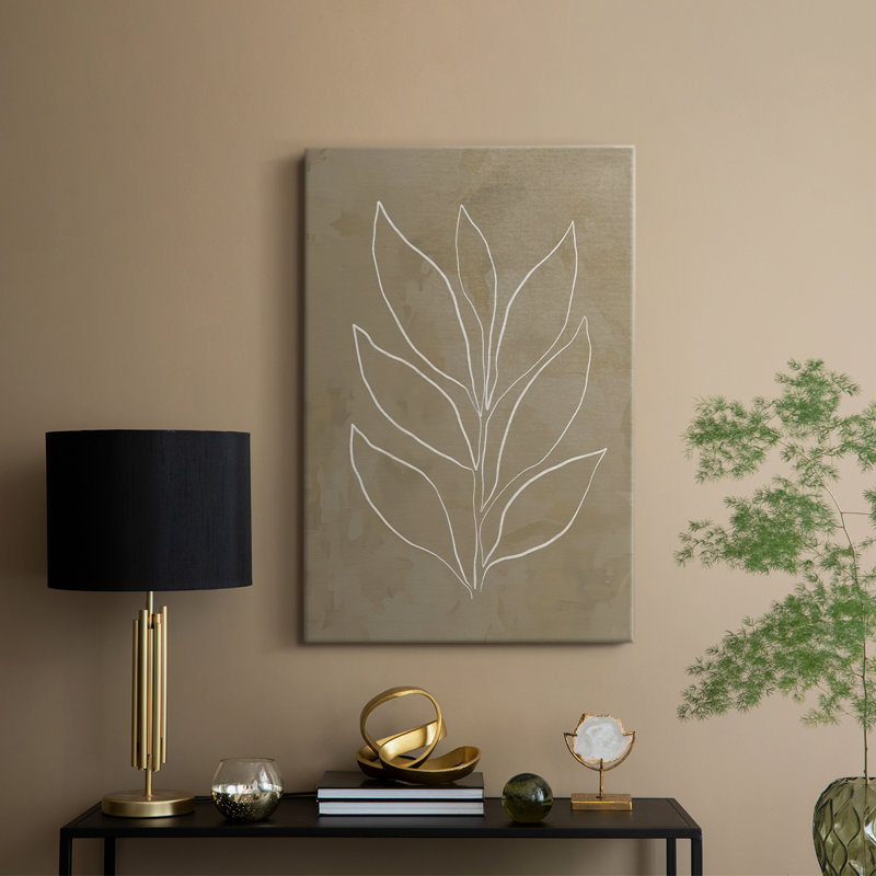 Leaf Line Art I - Gallery Cavas