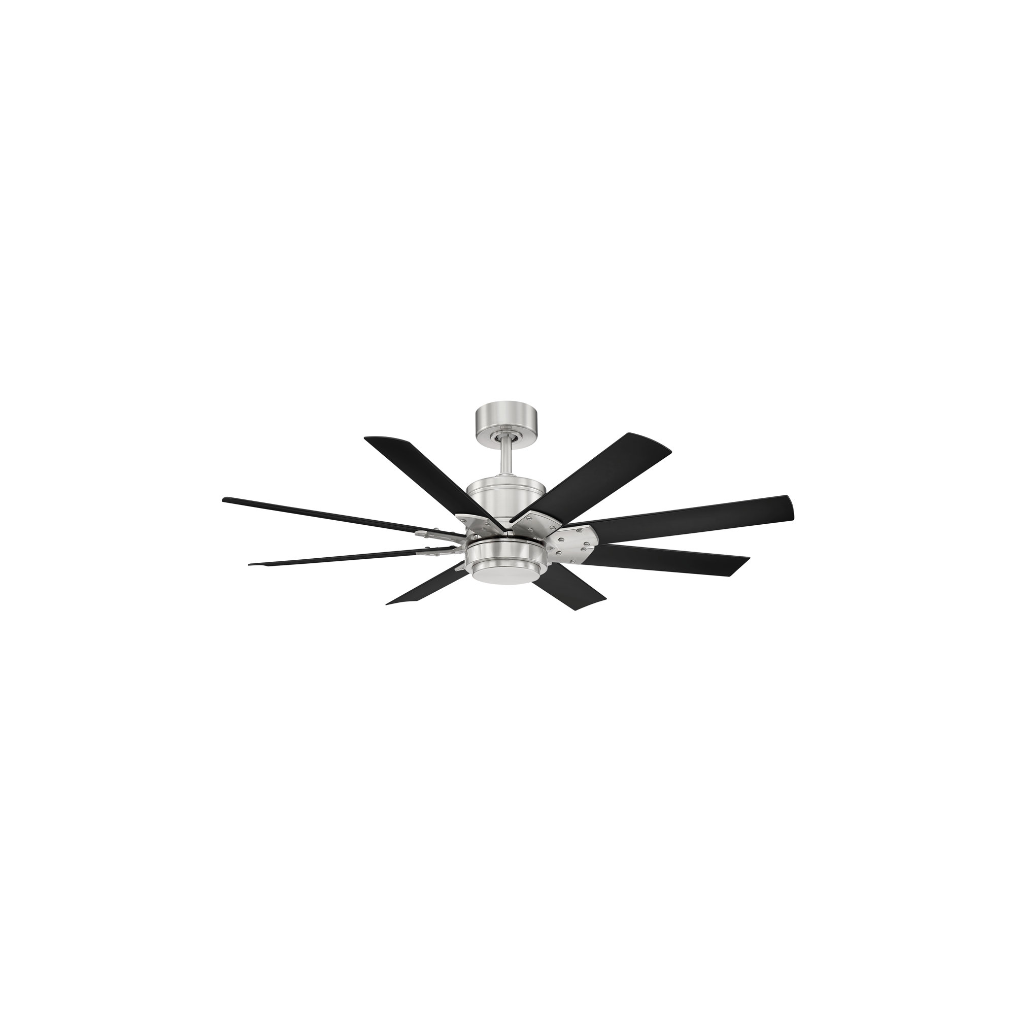 Renegade 8 - Blade Outdoor / Indoor Smart Ceiling Fan with Remote Control and LED Light Kit Included, Works With Alexa and iOS or Android App
