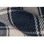 Marlborough Wool Plaid Area Rug in Navy Blue/Ivory-1571579754