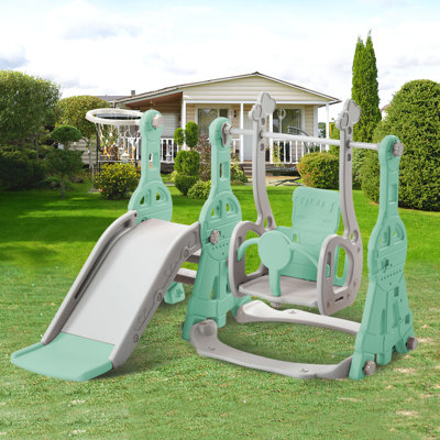 Gulledge Freeport Park 140cm W Plastic Freestanding Slide