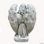 Statue d'ange chérubin en oxyde de magnésium, sculpture résistante aux intempéries pour la décoration extérieure du jardin et de la pelouse