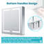 63mm W 65mm H Medicine Cabinet Mirror