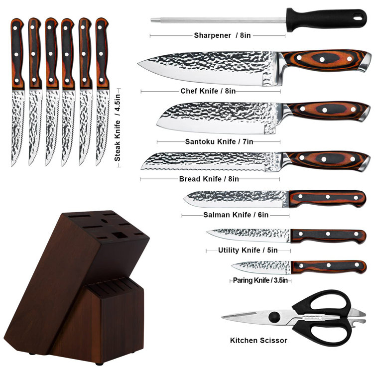 15 Piece Culinary Knife & Tool Set