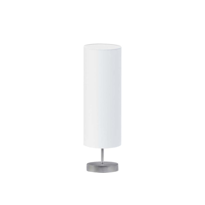 Sydney Metal Table Lamp, White, Silver