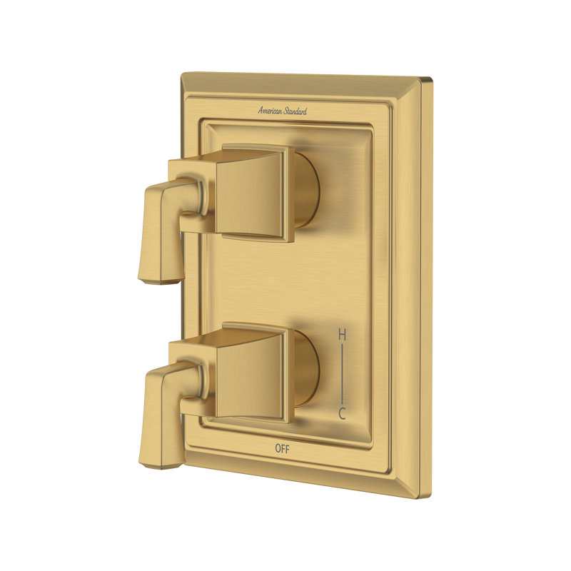 Town Square® S 2-Handle Integrated Shower Diverter Trim Only, Grohe Brushed Cool Sunrise