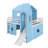 Full Size Loft Bed With Tower-316824615