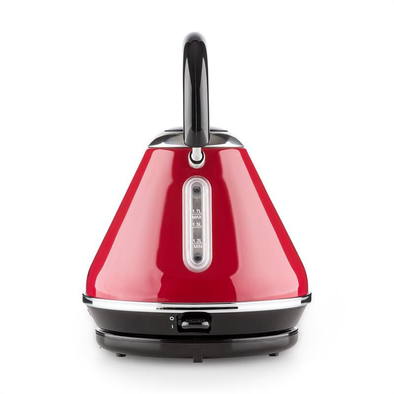 Klarstein 1.7L Electric Tea Kettle, Red