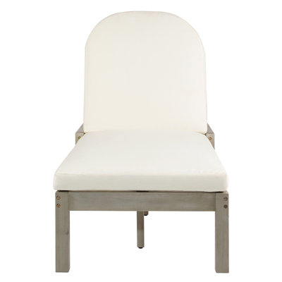 TREXM Outdoor Chaise Lounge