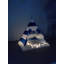 Blue Elephant 121.92cm W x 121.92cm D Indoor Canvas Triangular Play Tent-282910105