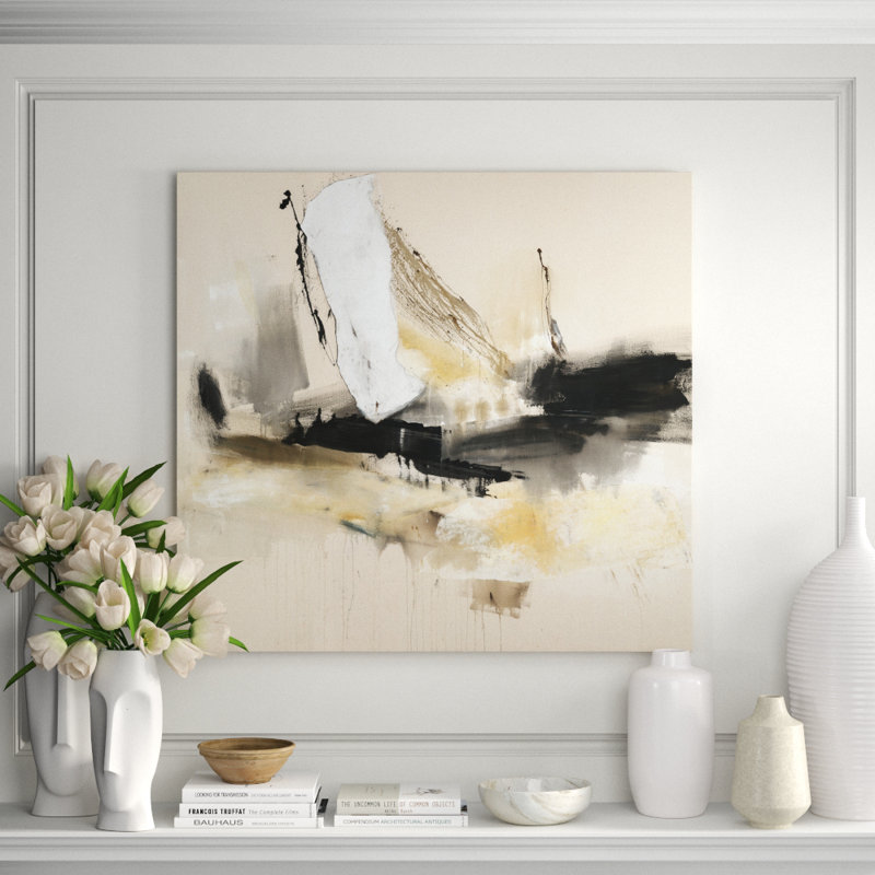 Sparked Giclee Wall Art Décor By Barclay Butera Painting by Barclay Butera, Glass Coat, 24" H x 26" W x 1.5" D