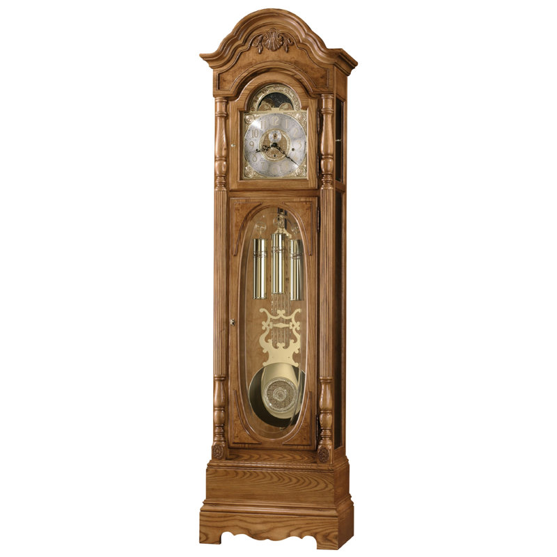 214cm Solid + Manufactured Wood Grandfather Clock
