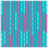 Tapisserie murale «Blue Pink Rectangles»