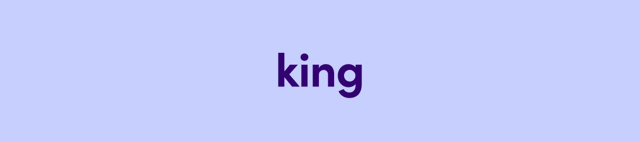 king