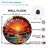 Sunset Ocean View Wall Clock Decorative Art Art - 12'' Modern Glass Wall Clock