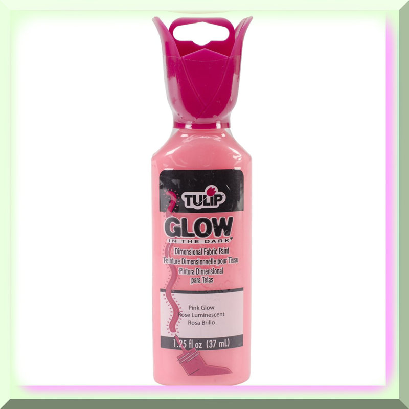 PuffArt 3D Fabric Ink Jet Black 1.25oz, Pink