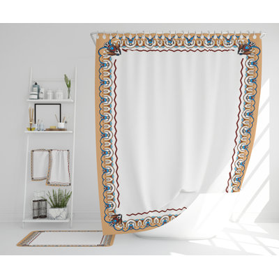 Neringa Polyester Shower Curtain Set