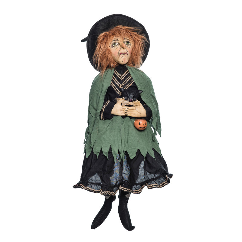 Yolanda Joe Spencer Gathered Traditions Halloween Art Doll Figure