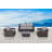 Biles Fully Assembled 5 Piece Rattan Sectional Seating Group with Cushions