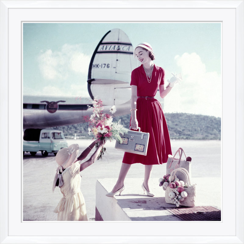 «Jetsetter Model» par Frances Mclaughlin-Gill, photographie encadrée