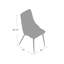 Chaise d'appoint rembourrée Darton-100501760