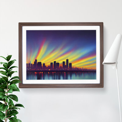 Daring Skyline Architecture - Framed Print