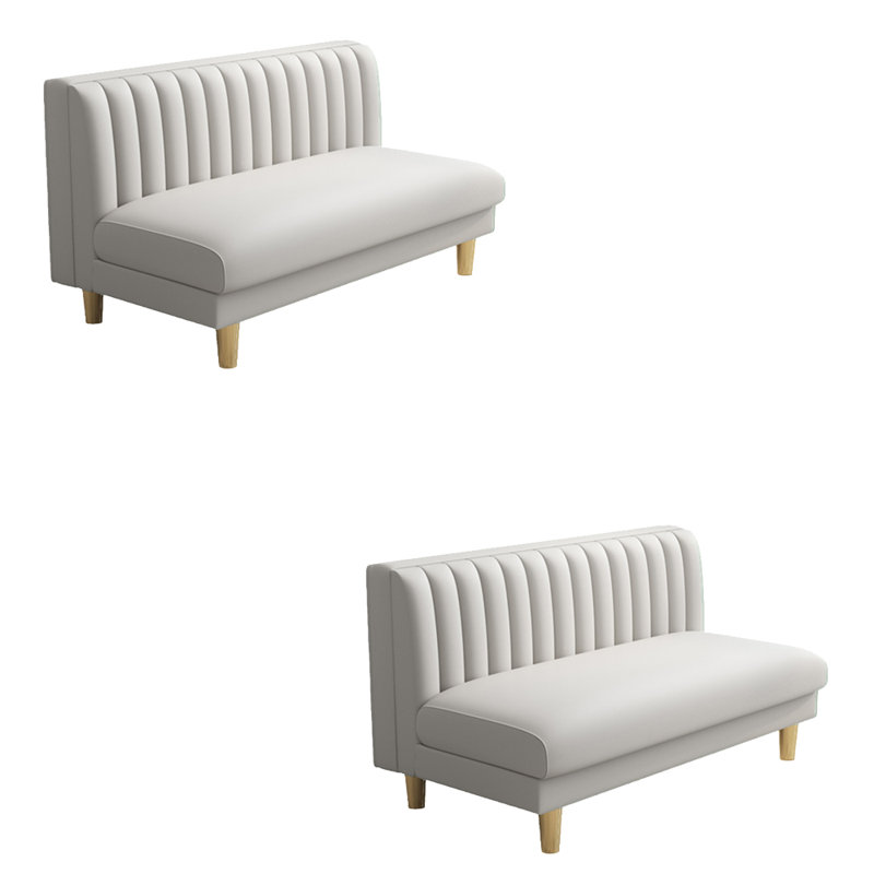Bancs de café modernes et simples, Gris clair