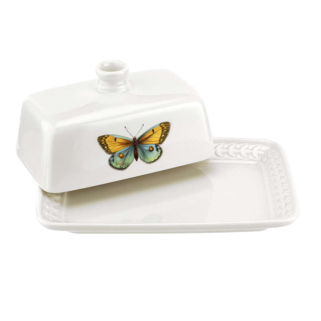 Portmeirion Botanic Garden Harmony Butter Dish 7.5" Portmeirion