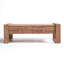 Nasrine Solid Wood Sled Coffee Table