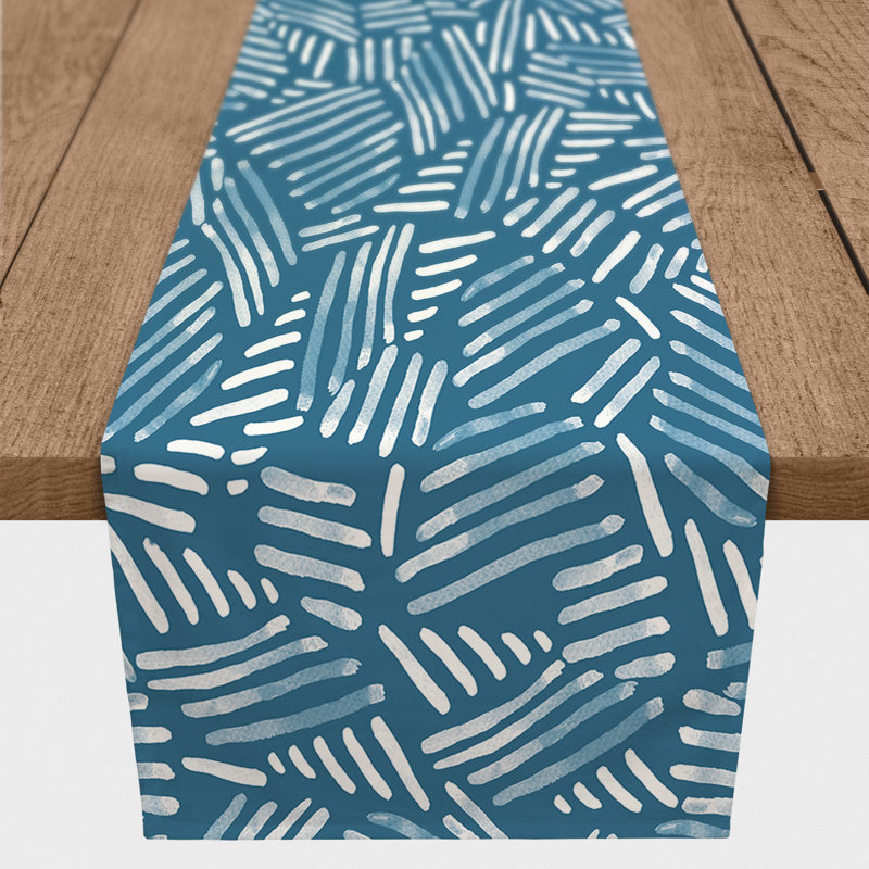 Abstract Table Runner, 72" x 16"