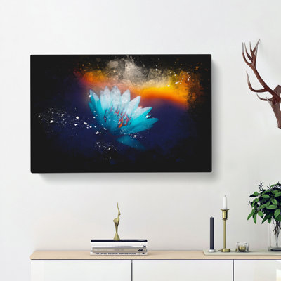 Lotus Flower - Wrapped Canvas