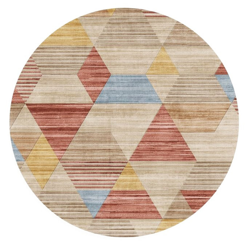 Tapis rond lavable antidérapant 41