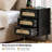 15.75 Inch 3-Drawer Rattan Vredenburgh With US Standard Power Outlet-90678559