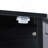 Black Bathroom Cabinet Triangle Corner Storage Cabinet With Adjustable Shelf Modern Style MDF Board-701041759
