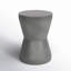 Table d'appoint ronde en béton l 12,2 po Zenni-16753767