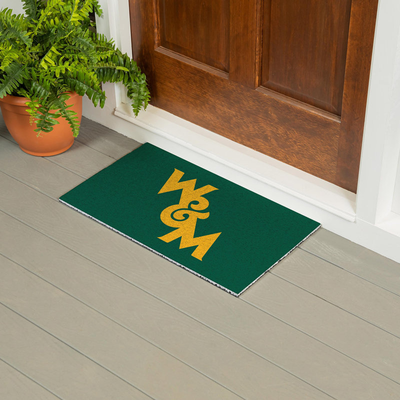 Tapis polychrome en PVC, 16 po x 28 po, William & Mary
