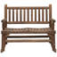 Chaise berçante en bois 2 personnes-265516609